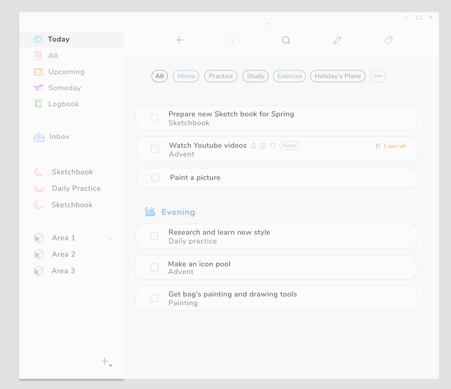 Organized3 App on multiple devices